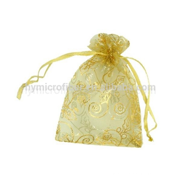 Custom organza bag with drawstring wedding Gift Bags